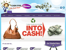 Tablet Screenshot of cashforpurses.com